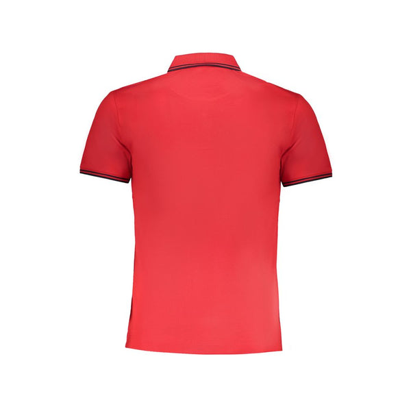 Red Cotton Polo Shirt