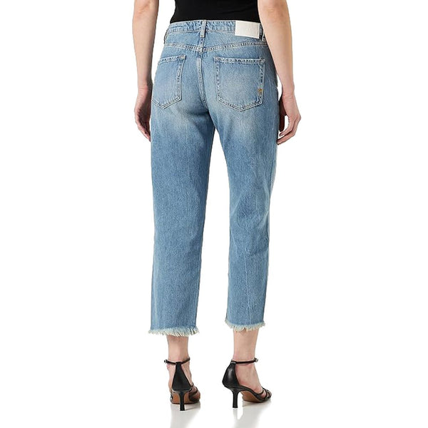 Blaue Baumwolljeans & Pant