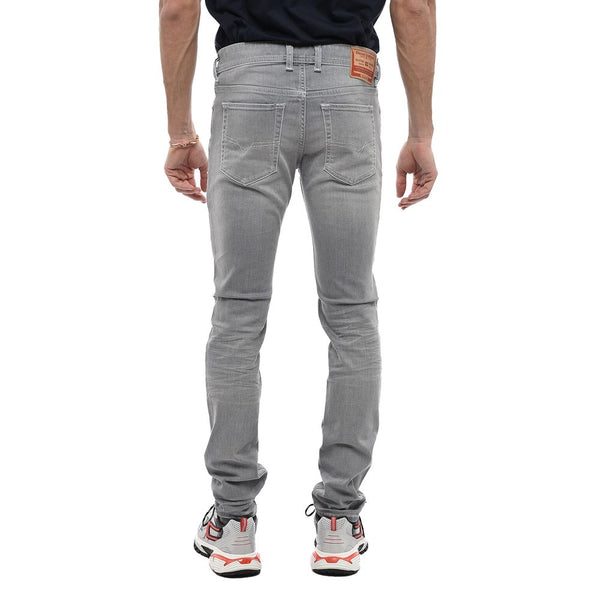 Jean et pantalon en coton gris