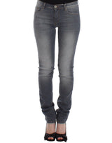 Jeans magri snelli grigio grigio chic