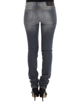 Jeans magri snelli grigio grigio chic