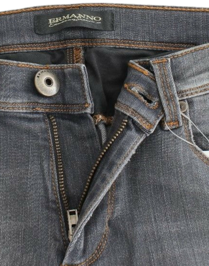 Jeans ajustados grises grises delgados