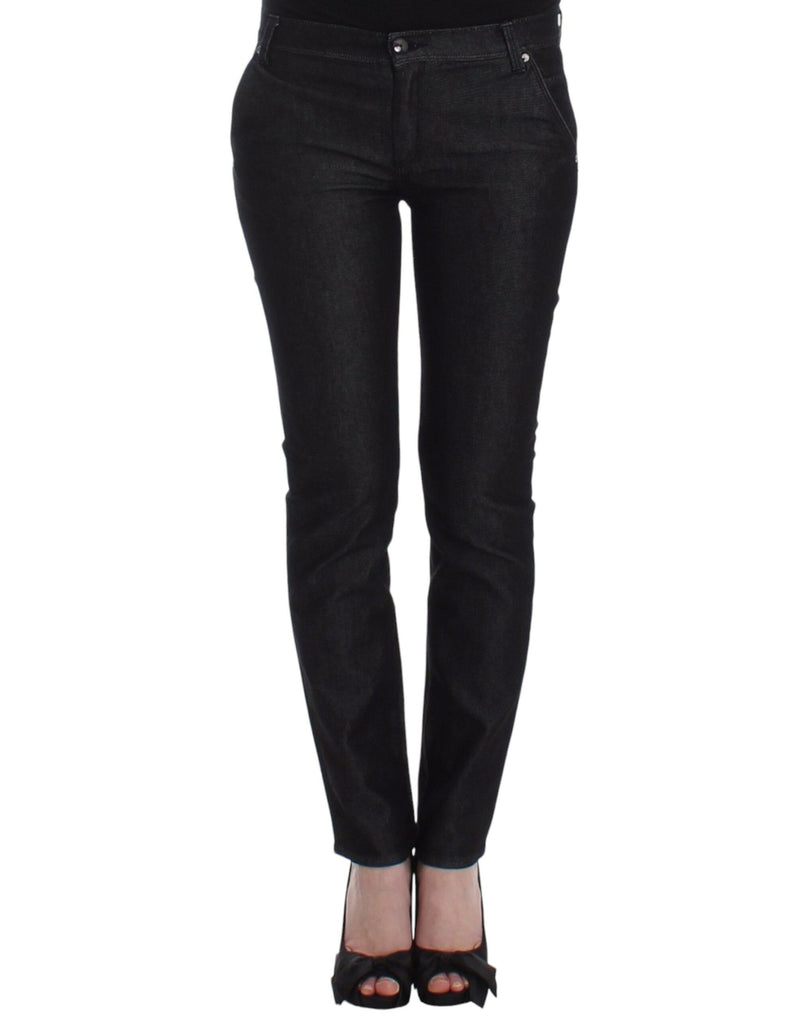 Jean skinny noir chic - élégant et ajustement slim