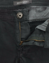 Eleganti jeans in forma slim verde scuro