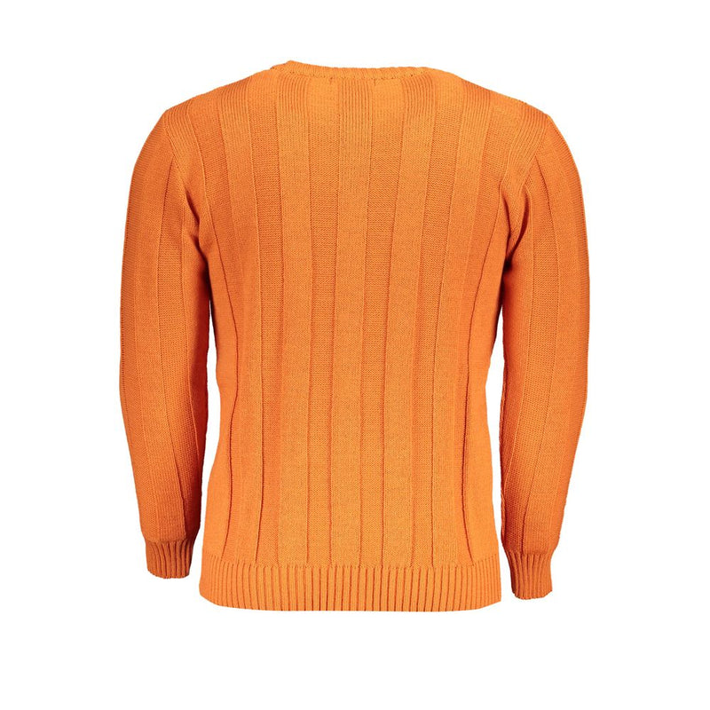 Pull en tissu orange