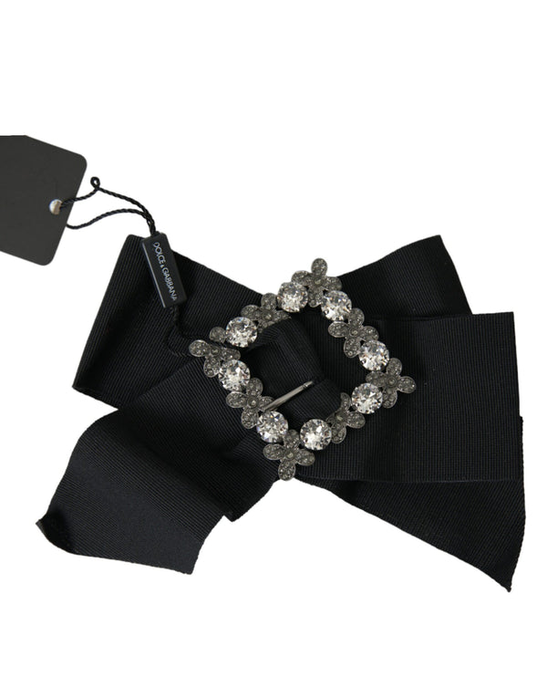 Black Swarovski Crystal Embelli Clip Clip