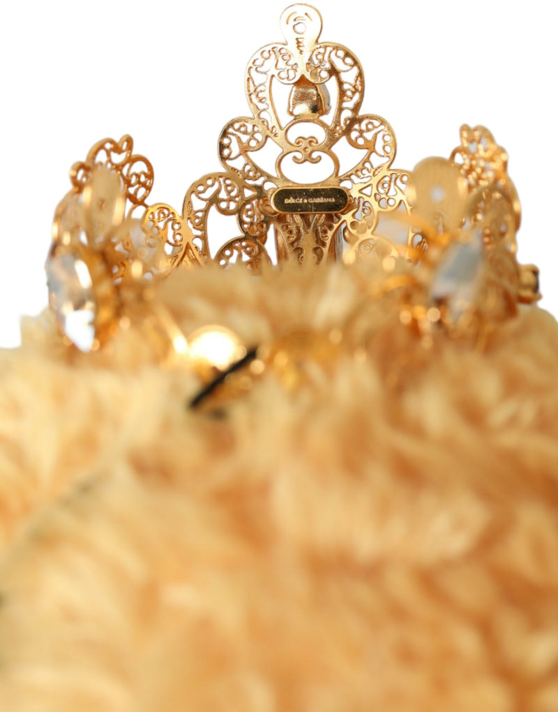 Diadem della fascia per capelli in cristallo oro oro marrone