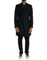 Veste de trench-coat noire noire