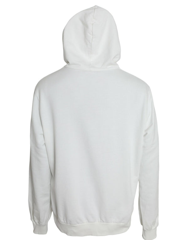 Sudadera con capucha de algodón blanco suéter suéter