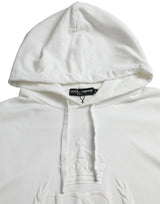 Sudadera con capucha de algodón blanco suéter suéter