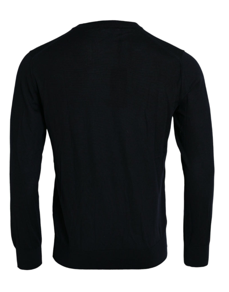 Magitore pullover blu ape in cashmere