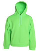 Neon Green Hooded Top Pullover Sweater