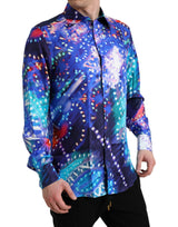 Shirt Martini Slim Martini pourpre Luminarie Silk