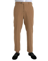 Pantalon robe homme en cachemire beige.