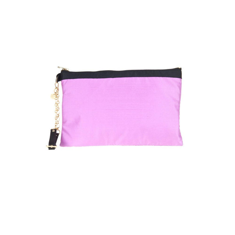 Purple Silk Handbag