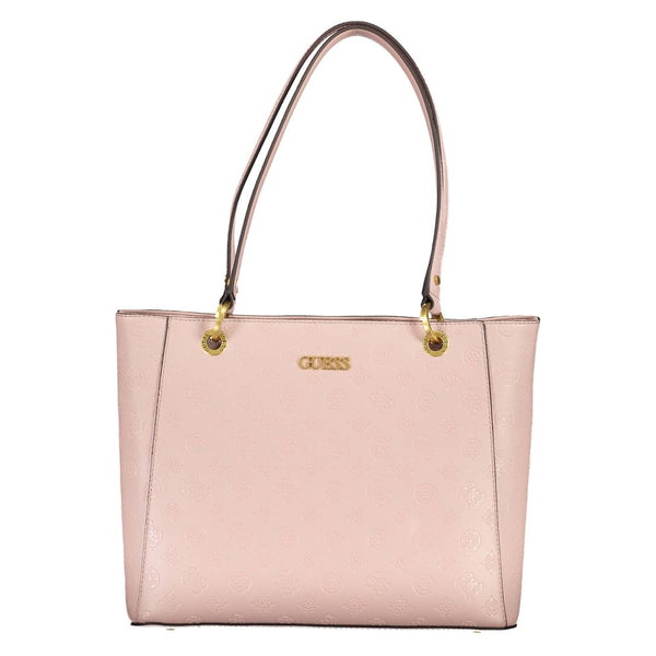 Pink Polyethylenhandtasche