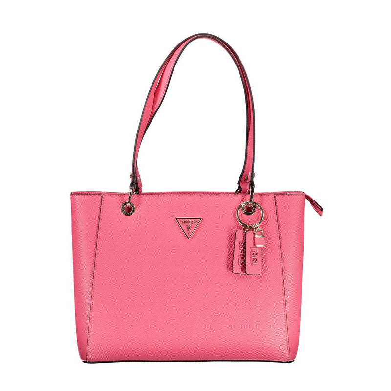 Pink Polyethylenhandtasche