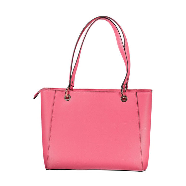 Pink Polyethylenhandtasche