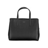 Black Polyester Handbag