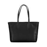 Black Polyester Handbag