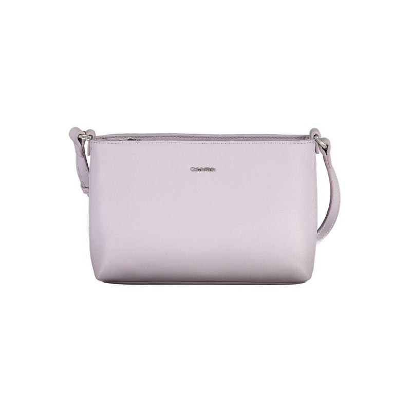 Purple Polyester Handbag