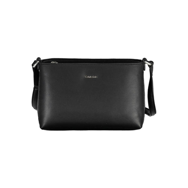 Black Polyester Handbag