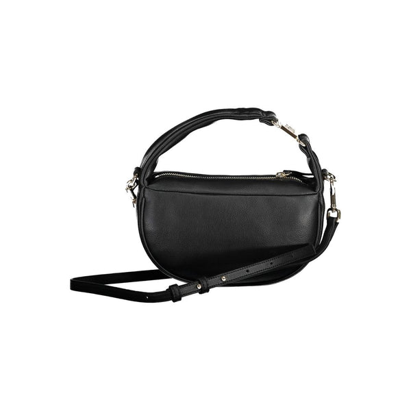 Black Polyester Handbag