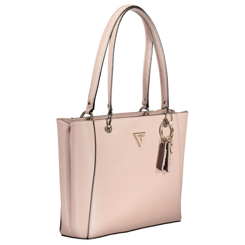 Pink Polyethylenhandtasche