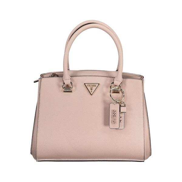 Pink Polyethylenhandtasche