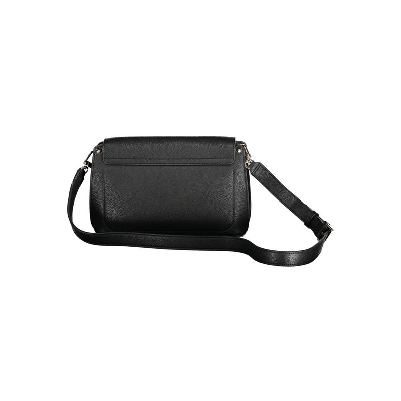 Schwarze Polyethylenhandtasche