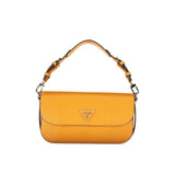 Orangefarbene Polyethylenhandtasche