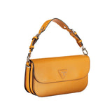 Orangefarbene Polyethylenhandtasche