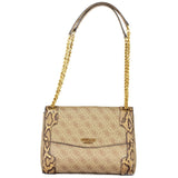 Beige Polyethylenhandtasche