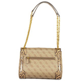 Beige Polyethylenhandtasche