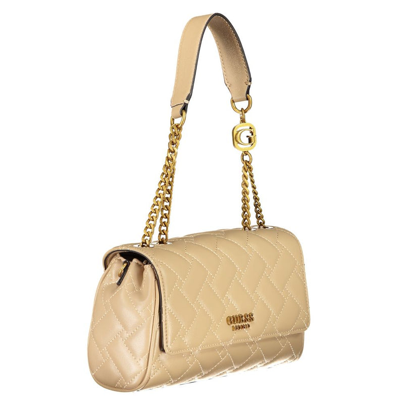 Beige Polyethylenhandtasche