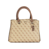 Beige Polyethylenhandtasche