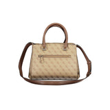 Beige Polyethylenhandtasche