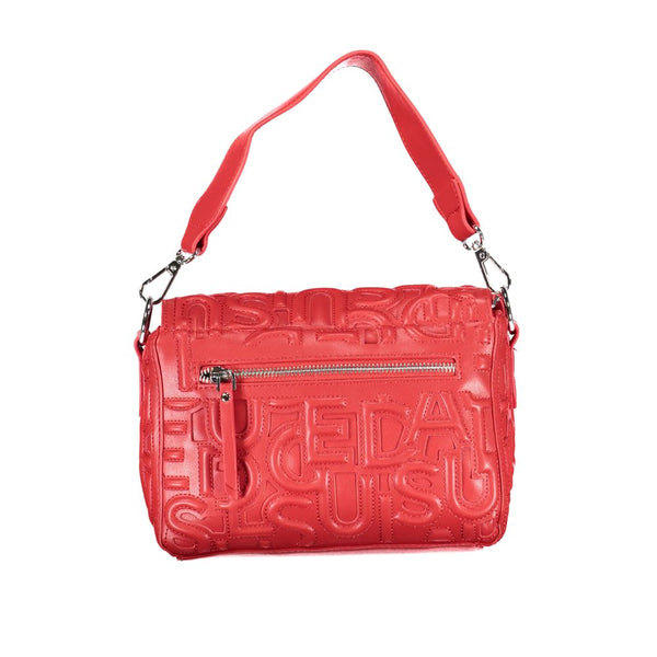 Rotes Polyethylenhandtasche