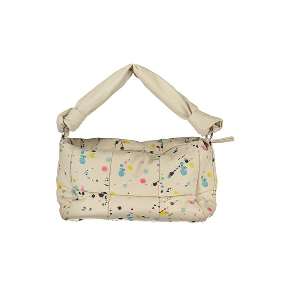 Beige Polyethylenhandtasche