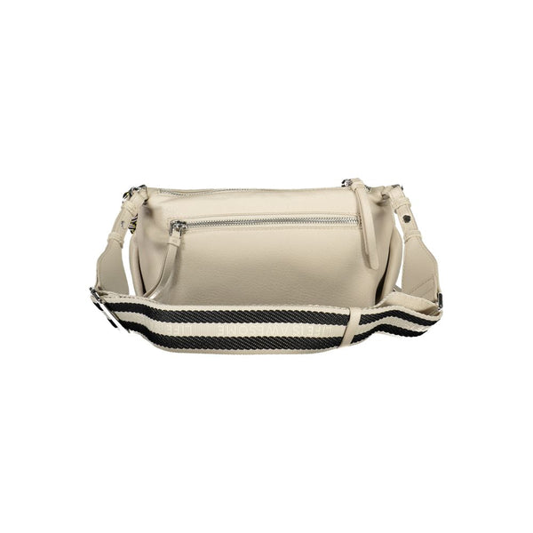 Beige Polyethylenhandtasche