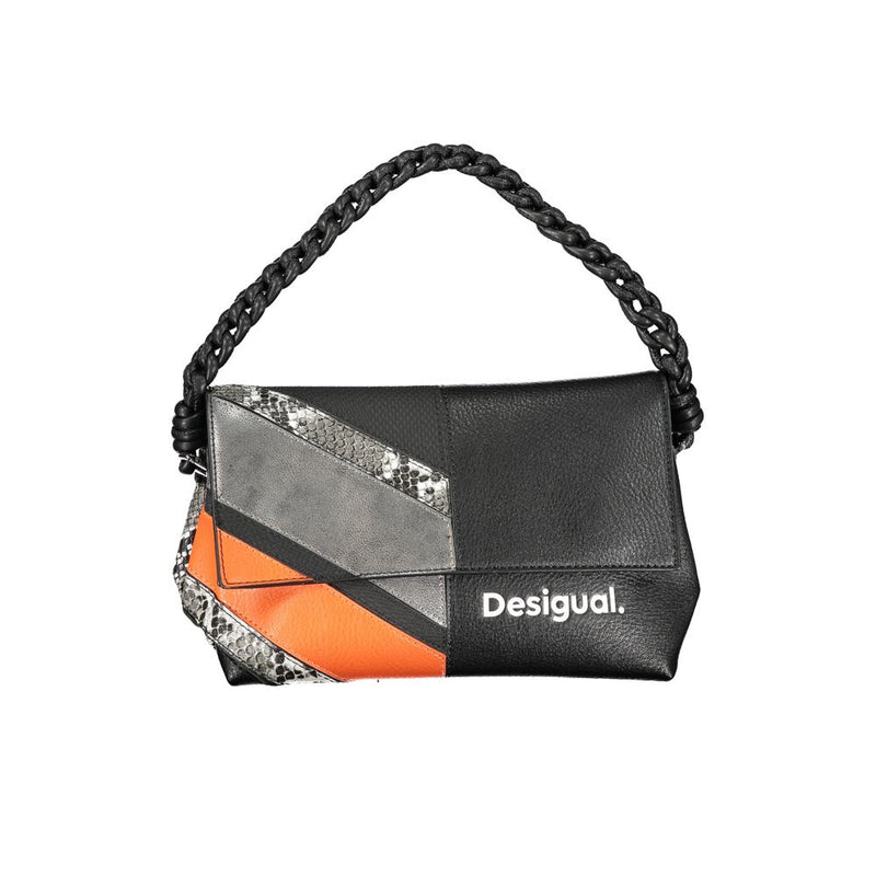 Schwarze Polyethylenhandtasche