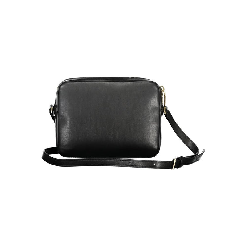 Black Polyester Handbag