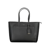 Black Polyester Handbag