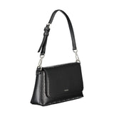 Black Polyester Handbag