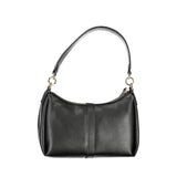 Black Polyester Handbag