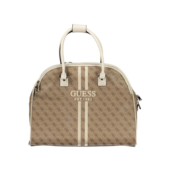 Beige Polyethylenhandtasche