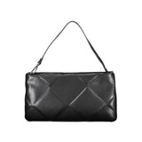 Black Polyester Handbag