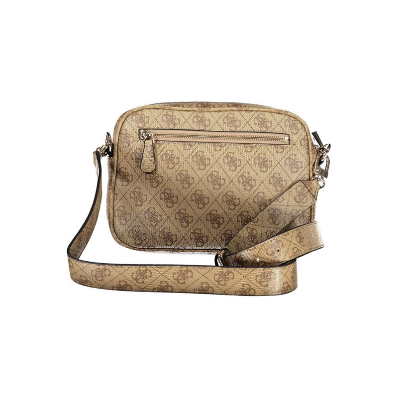 Beige Polyethylenhandtasche