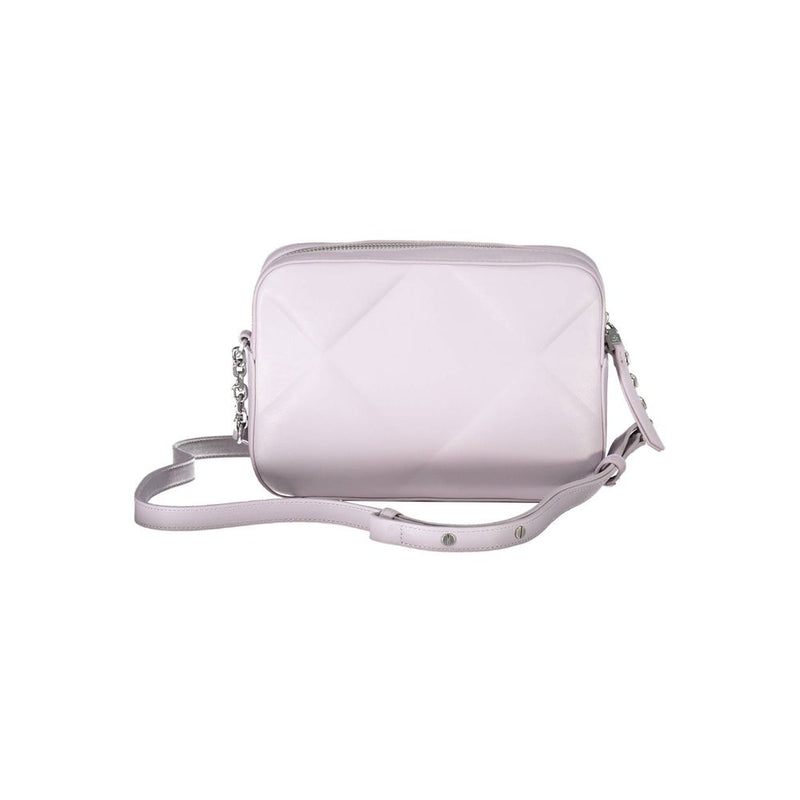 Purple Polyester Handbag