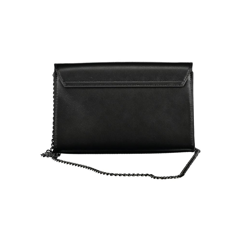 Schwarze Polyethylenhandtasche